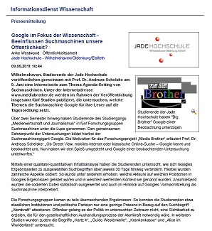 Vorschau Pressemitteilung IDW